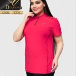 تیشرت نیم زیپ مغزی خور NIKE ورزشی  زنانه سایزبزرگ - %d8%b3%d8%b1%d8%ae%d8%a7%d8%a8%db%8c