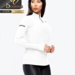 بلوز فینگری نیم زیپ ورزشی دخترانه - %d8%b3%d9%81%db%8c%d8%af