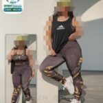 ست نیم تنه لگ و کاور ورزشی زنانه سایز بزرگ - 7