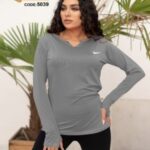 بلوز یقه دلبری فینگردار ورزشی زنانه - %d8%b7%d9%88%d8%b3%db%8c