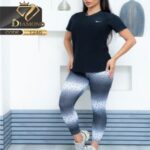 ست تیشرت یقه هفت و شلوار کمر گنی - 7