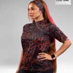 تیشرت نیم زیپ ورزشی زنانه - 3