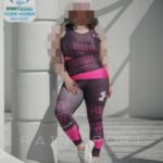 ست تاپ شلوار ورزشی زنانه سایز بزرگ - 7