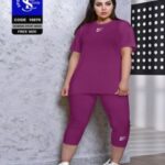 ست تیشرت شلوار ورزشی زنانه سایزبزرگ - %d8%a8%d9%86%d9%81%d8%b4