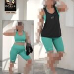 ست  ورزشی زنانه (تاپ شلوارک کاور) - %d8%b3%d8%a8%d8%b2%d8%a2%d8%a8%db%8c
