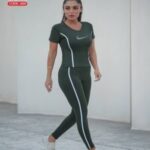 ست تیشرت شلوار ورزشی زنانه - green