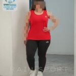 ست تاپ شلوار ورزشی زنانه سایز بزرگ - red