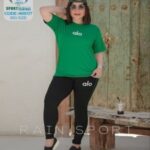 ست تیشرت شلوار ورزشی زنانه سایز بزرگ - green