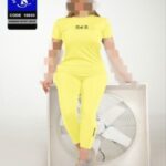 ست تیشرت و شلوار ورزشی دخترانه زنانه - %d8%b2%d8%b1%d8%af
