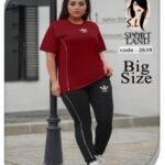 ست تیشرت شلوار ورزشی زنانه سایزبزرگ - %d8%b2%d8%b1%d8%b4%da%a9%db%8c