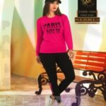 ست بلوز شلوار آستین بلند زنانه PARIS  - %d8%b3%d8%b1%d8%ae%d8%a7%d8%a8%db%8c