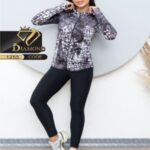 ست سویشرت فینگری و شلوار کمرگنی ورزشی زنانه - 6