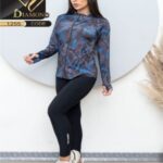 ست سویشرت فینگری و شلوار کمرگنی ورزشی زنانه - 5