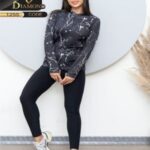ست سویشرت فینگری و شلوار کمرگنی ورزشی زنانه - 7