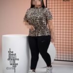 ست تیشرت شلوارنیم زیپ هدبند - 2