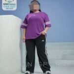 ست تیشرت شلوار بگ سایز بزرگ زنانه - %d8%a8%d9%86%d9%81%d8%b4