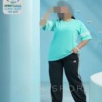 ست تیشرت شلوار بگ سایز بزرگ زنانه - %d8%b3%d8%a8%d8%b2%d8%a2%d8%a8%db%8c