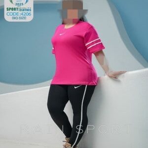 ست تیشرت شلوار سایز بزرگ زنانه