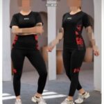 ست تیشرت و لگ ورزشی زنانه - 5
